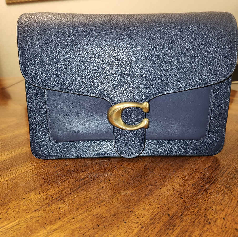 Coach Navy Blue Tabby Crossbody Bag